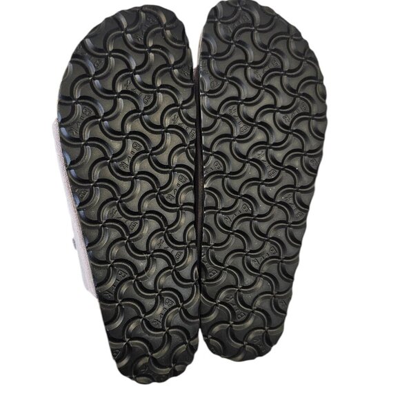 Birkenstock Womens Milano Suede Shearling Sandals, Faded Purple, Narrow, 37/6 - Picture 6 of 9